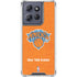 NBA New York Knicks Orange Primary Logo Moto G Play 5G (2025) Clear Case
